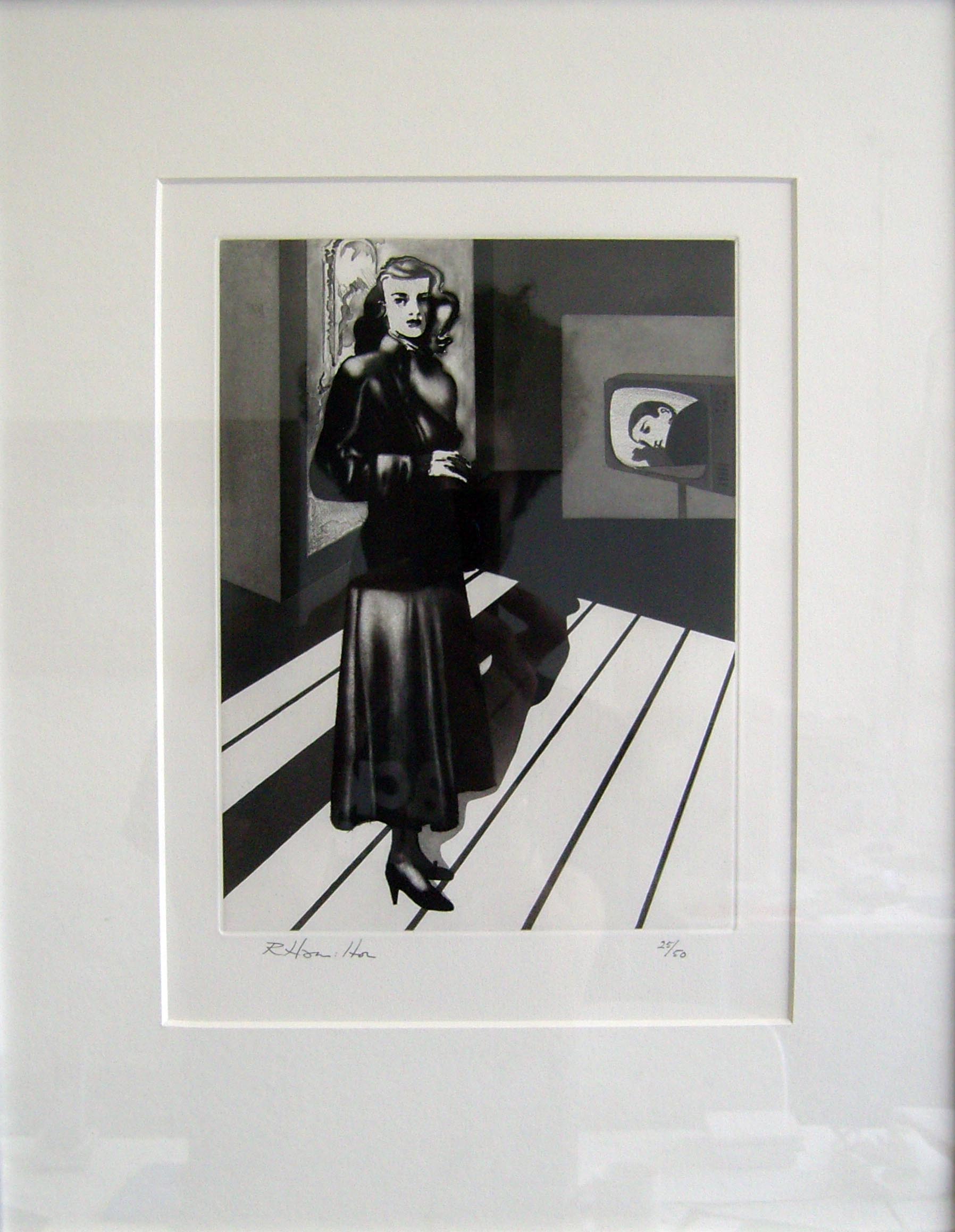     Richard Hamilton Patricia Knight III 1982 Soft, Lift Ground and Step Bite Aquatint Paper 38 x 28 cm/ Image 23.7 x 17.6 cm 