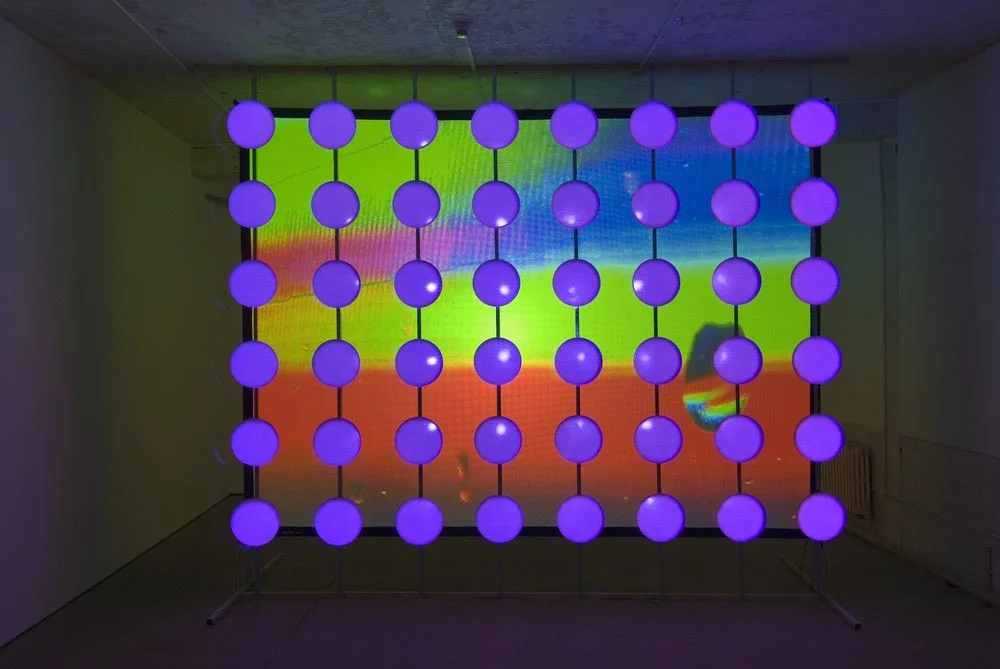 Round Writing (Installation View) 2007 Double Video Projection Dimensions Variable
