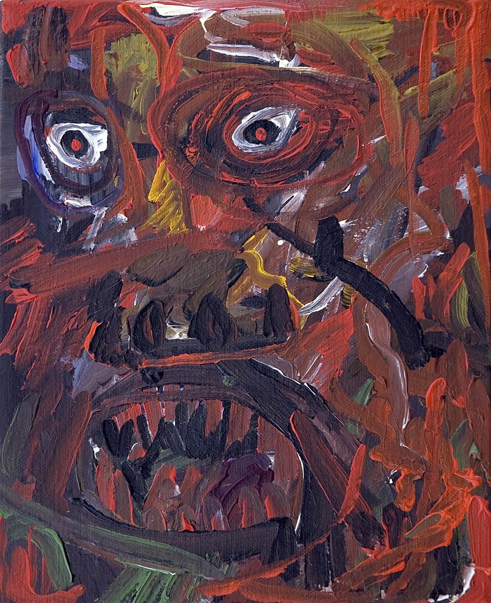      Expressionist Anger Management   2006   acrylic on canvas   20 x 25 cm  