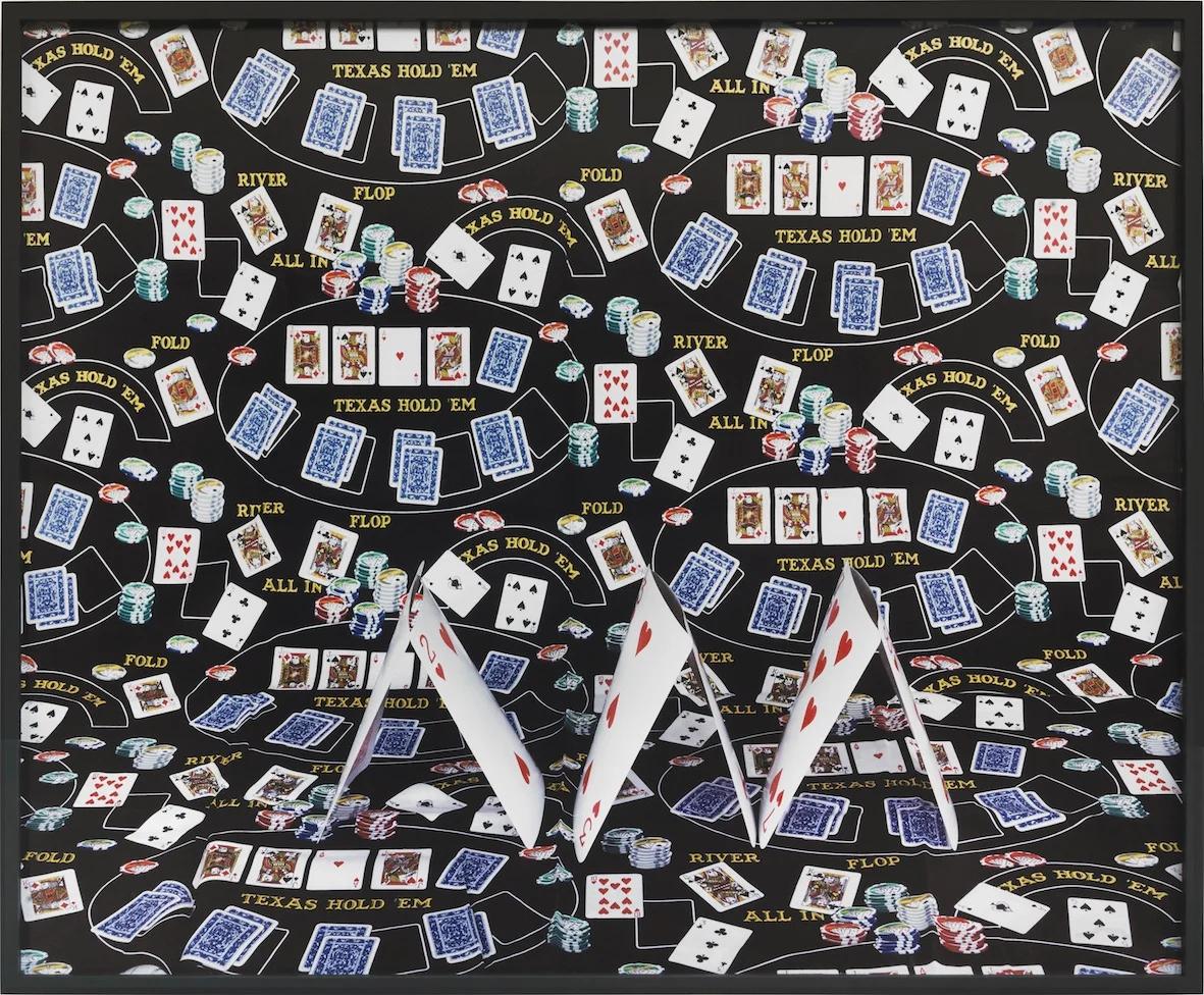 Untitled (Cards) 2010 C-Print 84.2 x 68.4 cm / 33.2 x 27 in framed