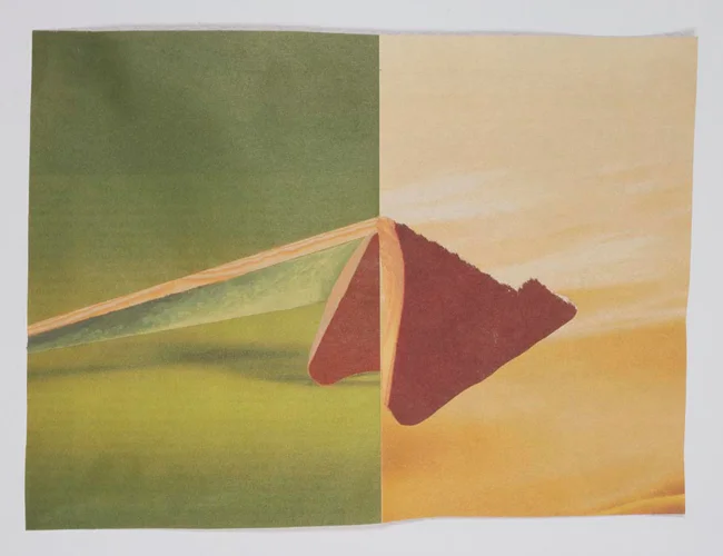 Untitled 2007 acrylic on newsprint 38.5 x 28 cm / 15.2 x 11 in