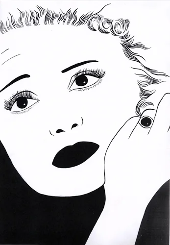 You can’t shoot me into society 2010 ink on paper 42 x 29.7 cm / 16.5 x 11.6 in