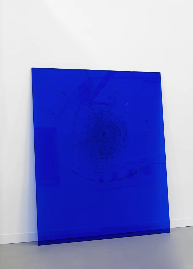 Untitled Broken Window 2012 Coloured safety glass 171 x 175 cm / 67.3 x 69.9 in