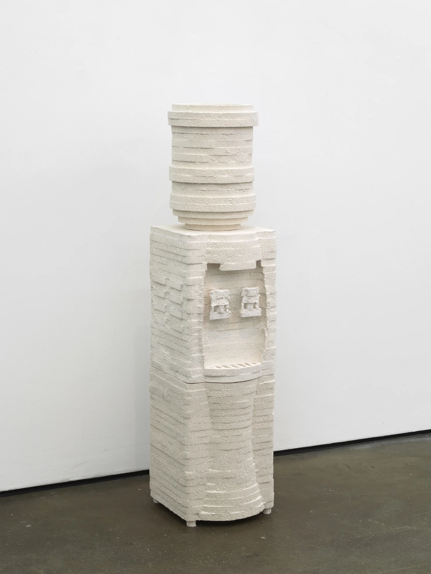 Water Cooler 2014 Plaster 145 x 34 x 37 cm / 57 x 13.3 x 14.5 in