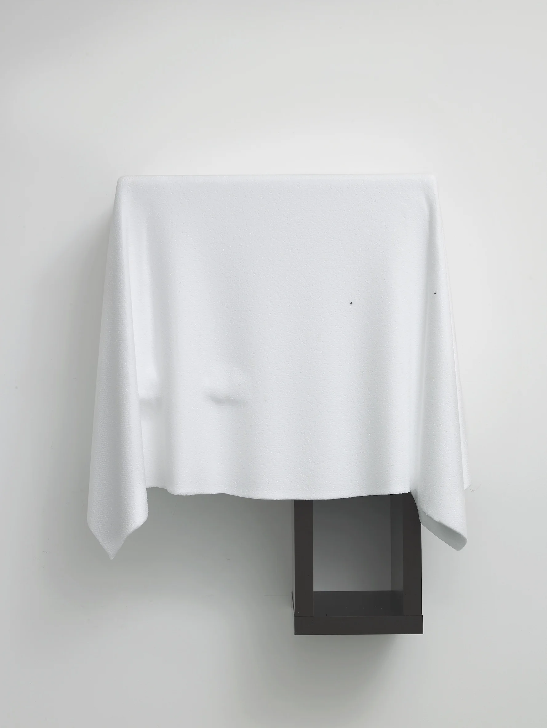 Standardised Form No.6 (drapery) 2013 3D model in polystyrene on artificial wood support 95 x 74 x 40 cm