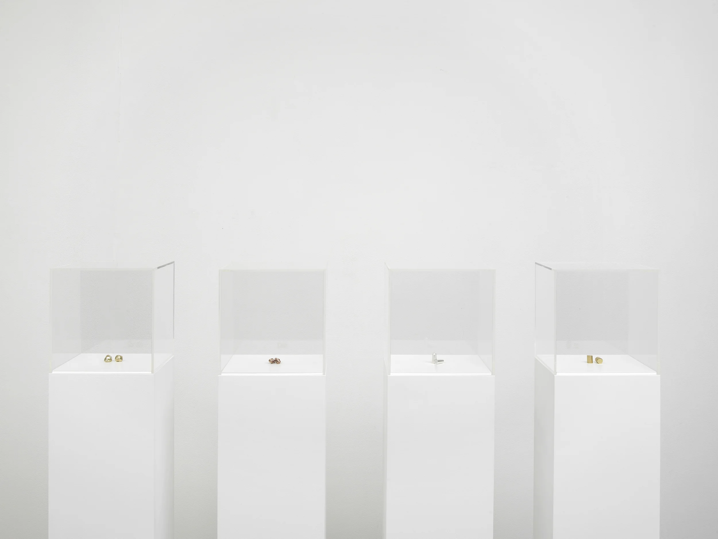 Amalia Pica Palliative for Chronic Listeners 2012 Bronze, silver, copper, gold Dimensions variable 