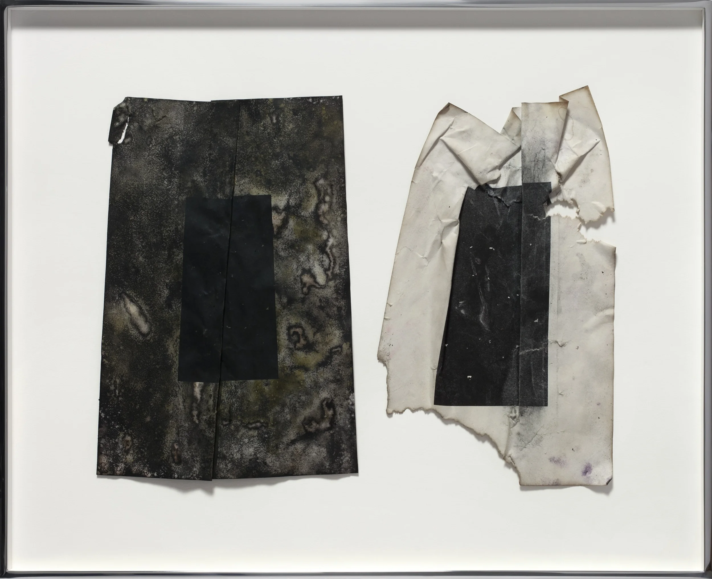 Untitled 2007 - 2014 Inks and mixed media on dyed inkjet prints 40.6 x 50.8 cm / 16 x 20 in framed