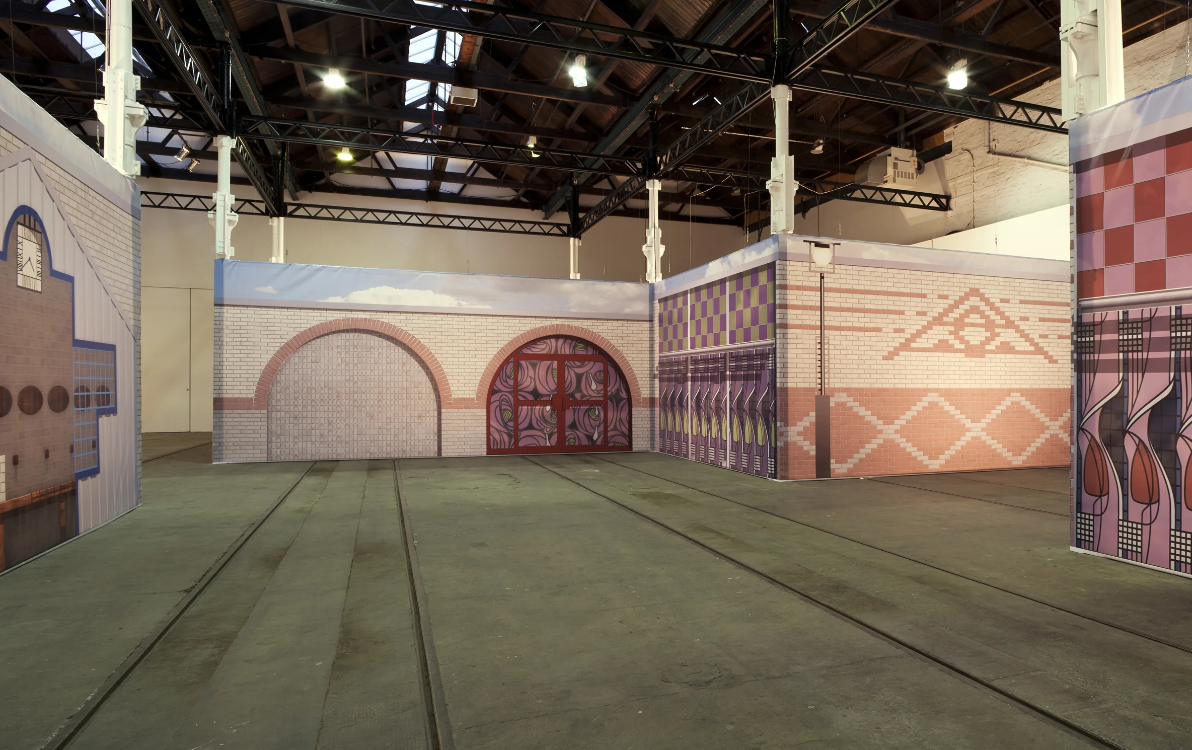 T Rooms 2012 Digital print on banners Dimensions variable