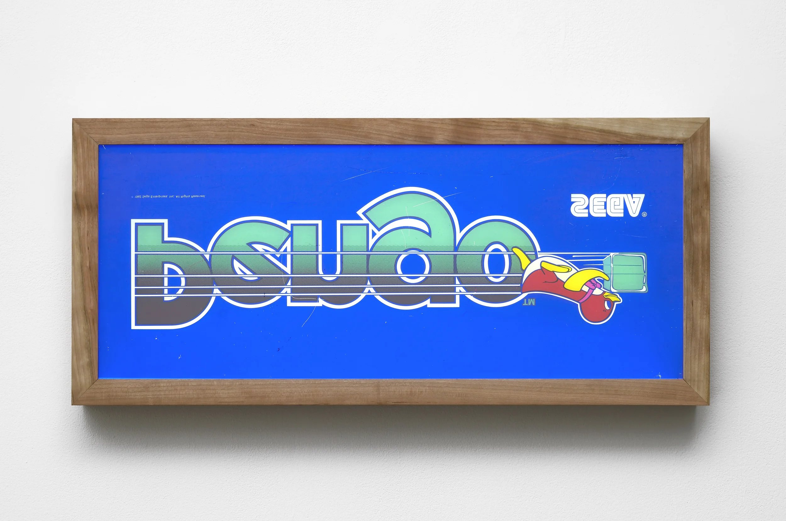 Untitled (Pengo) 2013 Arcade marquee, lightbox 32.5 x 71.5 x 10 cm / 12.7 x 28.1 x 3.9 in 
