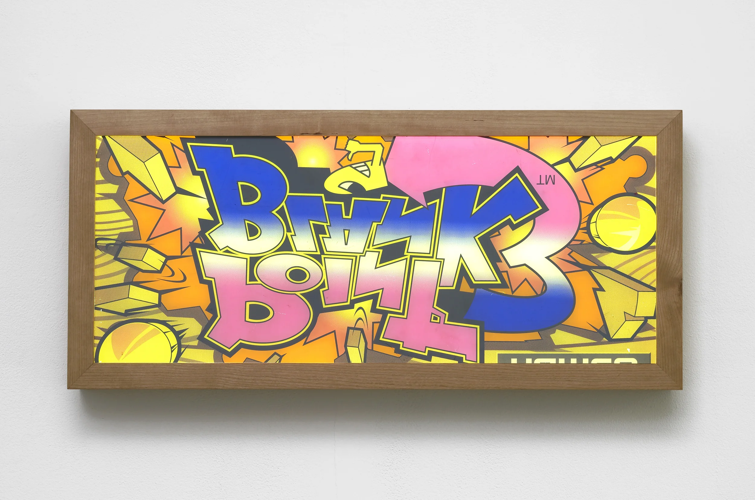 Untitled (Point Black 3) 2013 Arcade marquee, lightbox 32 x 69.5 x 10 cm / 12.5 x 27.3 x 3.9 in 