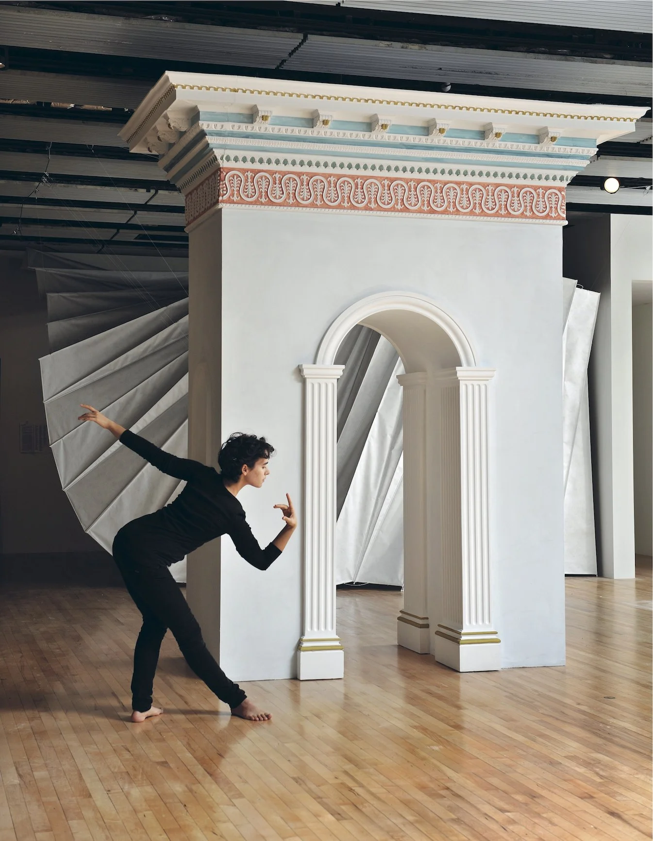 Magnificent Triumphal Arch in Pompeian Colours 2010 MDF, plaster casts, paint 300 x 200 x 100 cm / 118 x 78.7 x 39.3 in Installation View, Hayward Gallery