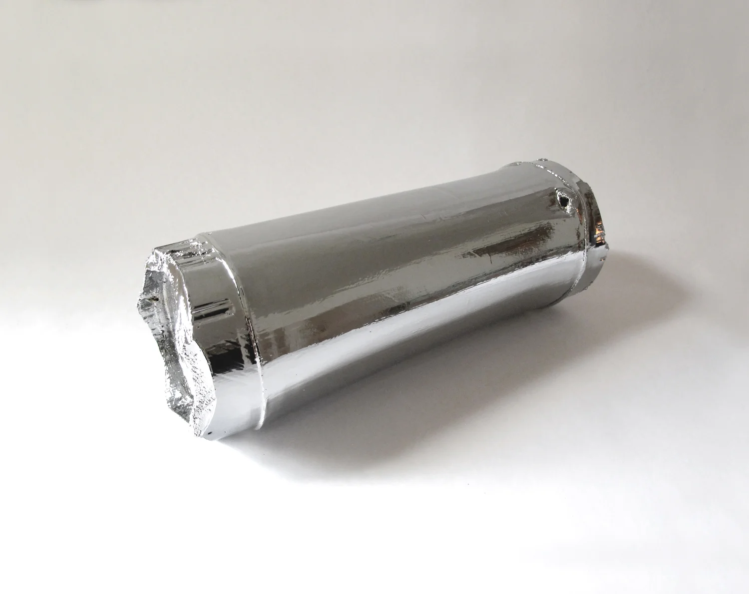 Untitled (Time Capsule) 2011 Chrome plated bamboo 15.2 x 15.2 x 43 cm / 6 x 6 x 17 in