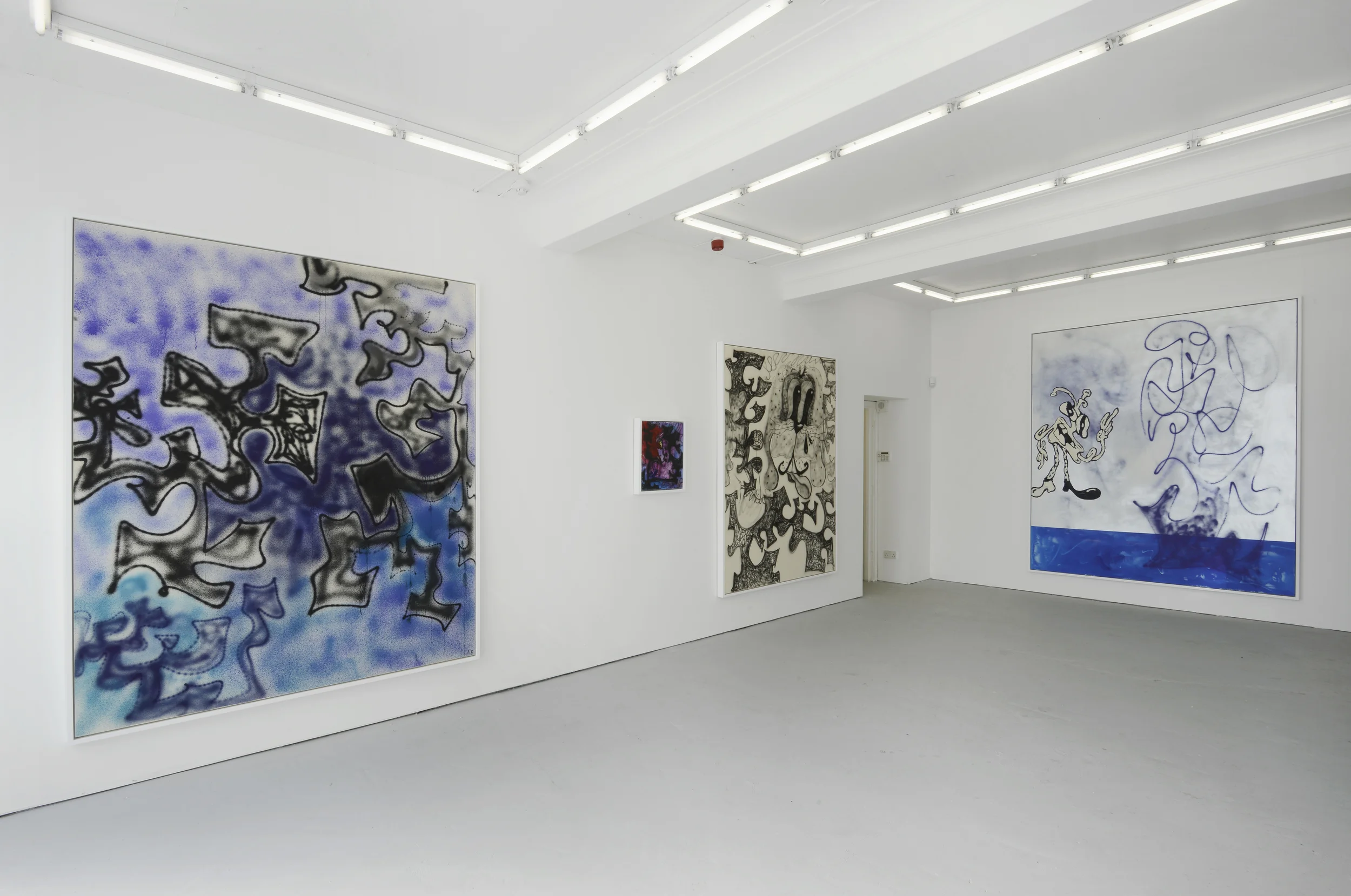 Installation view Herald St - Golden Sq, London