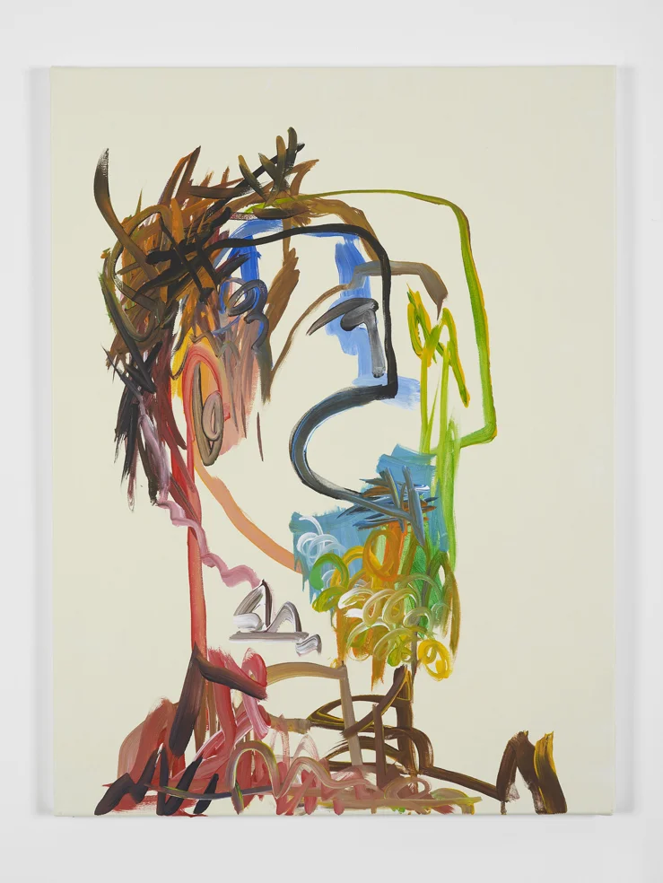 Djordje Ozbolt Unfamiliar portraits 2 2015 Acrylic on canvas 61 x 46 cm / 24 x 18.1 in