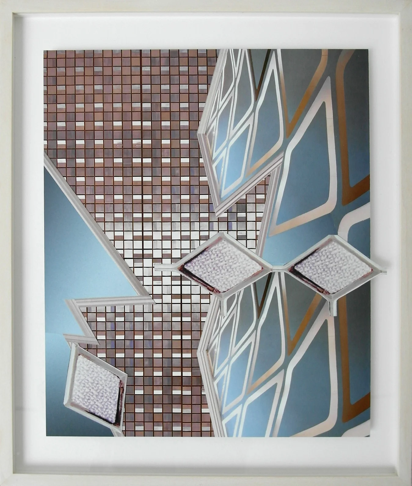 Untitled (Ponti ceiling) 2012 Collaged magazines, framed 44.7 x 37 cm / 17.5 x 14.5 in framed