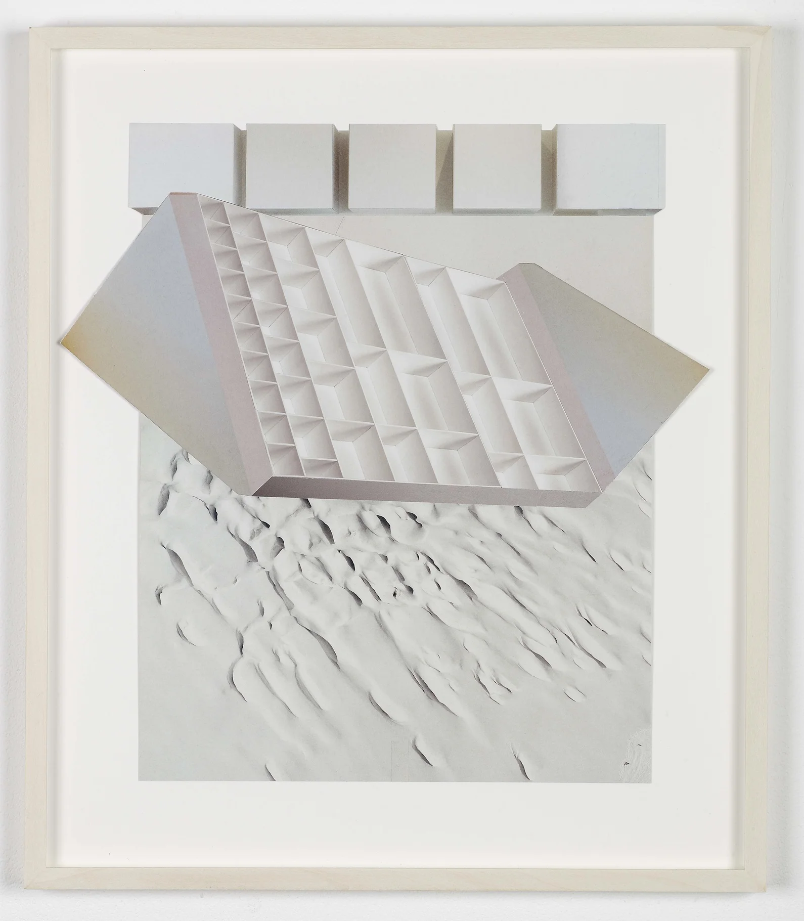 Untitled (snow) 2010 Collaged magazines 48 x 37.5 cm / 18.8 x 14.7 in
