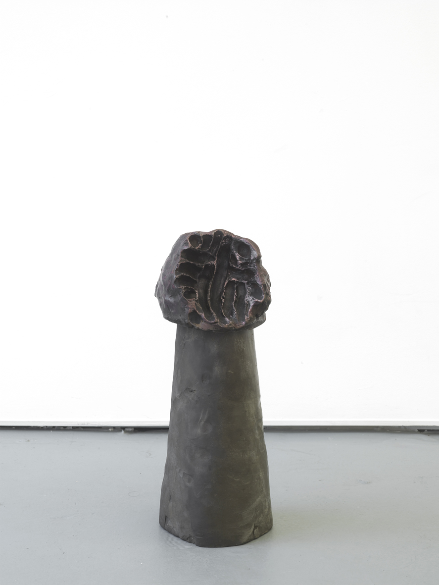     Erika Verzutti Cone 2013 Bronze, clay and wax 44 x 16 x 14 cm / 17.3 x 6.2 x 5.5 in 