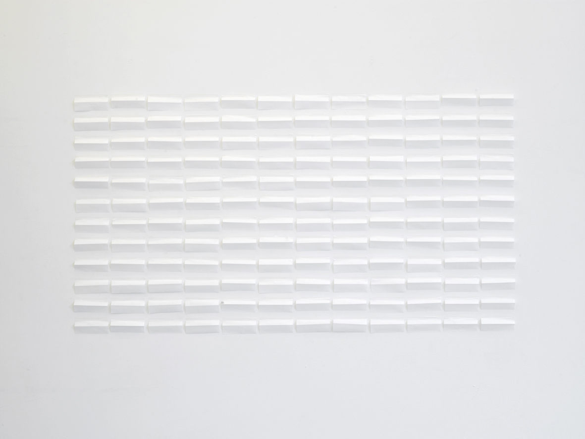     Jac Leirner Rizla Plus Orange 2015 Cigarette rolling papers 48 x 90 cm / 18.8 x 35.4 in 