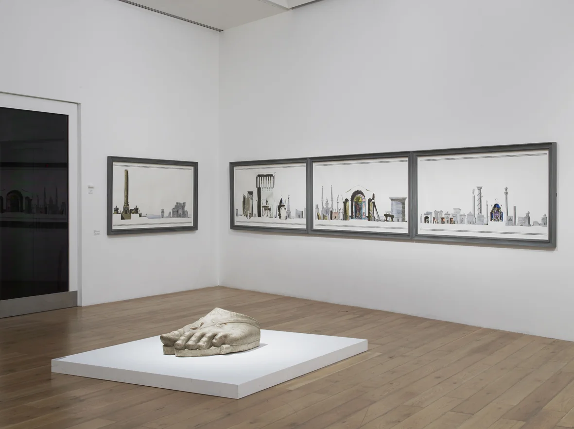 Pablo Bronstein and the Treasures of Chatsworth Installation View Nottingham Contemporary, Nottingham, UK 2015