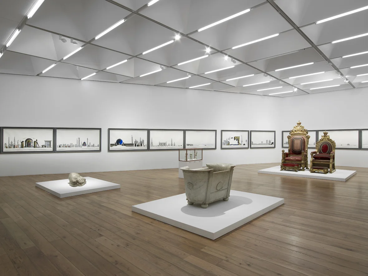 Pablo Bronstein and the Treasures of Chatsworth Installation View Nottingham Contemporary, Nottingham, UK 2015