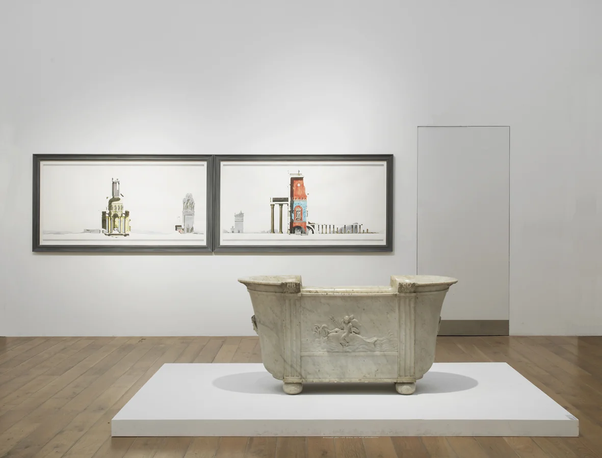 Pablo Bronstein and the Treasures of Chatsworth Installation View Nottingham Contemporary, Nottingham, UK 2015