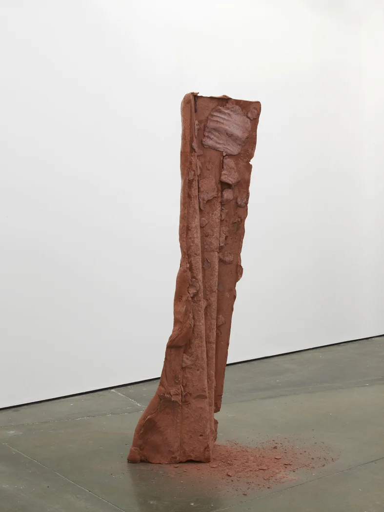 Now (Working Title) 2015 Concrete (red) 180 x 50 x 40 cm / 70.8 x 19.6 x 15.7 in