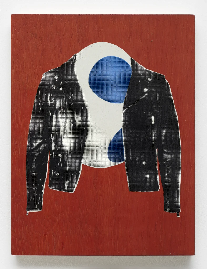 Untitled 2015 Hand screen printed ink on wood stained with Kool-Aid 40.2 x 30.4 cm / 15.8 x 11.9 in