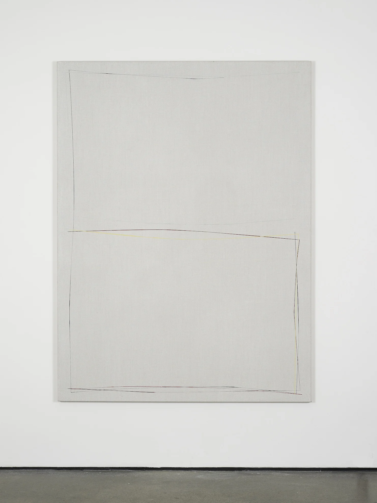 Untitled 2012 Acrylic gesso on canvas 180 x 135 cm / 70.8 x 53.1 in