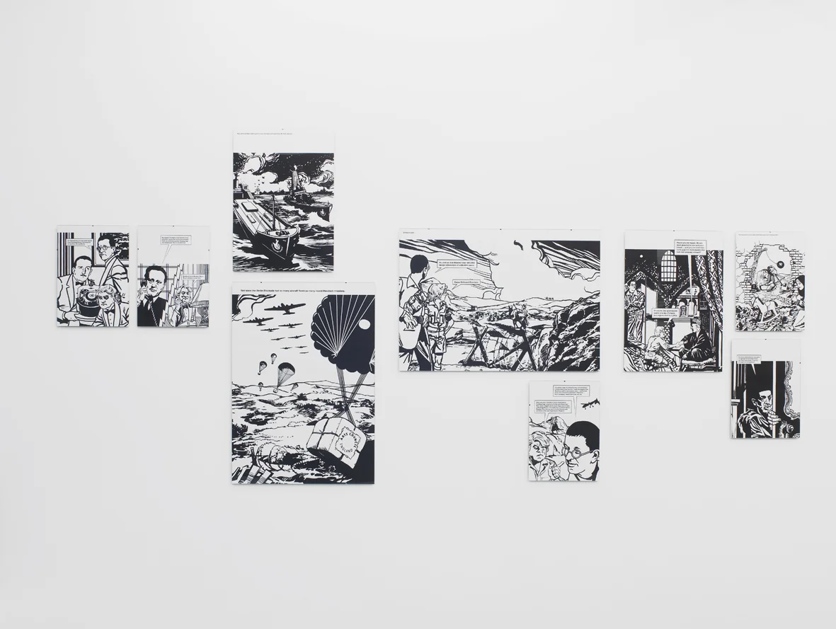 Scott King Anish and Antony Take Afghanistan Installation View Herald St - Golden Sq 2015