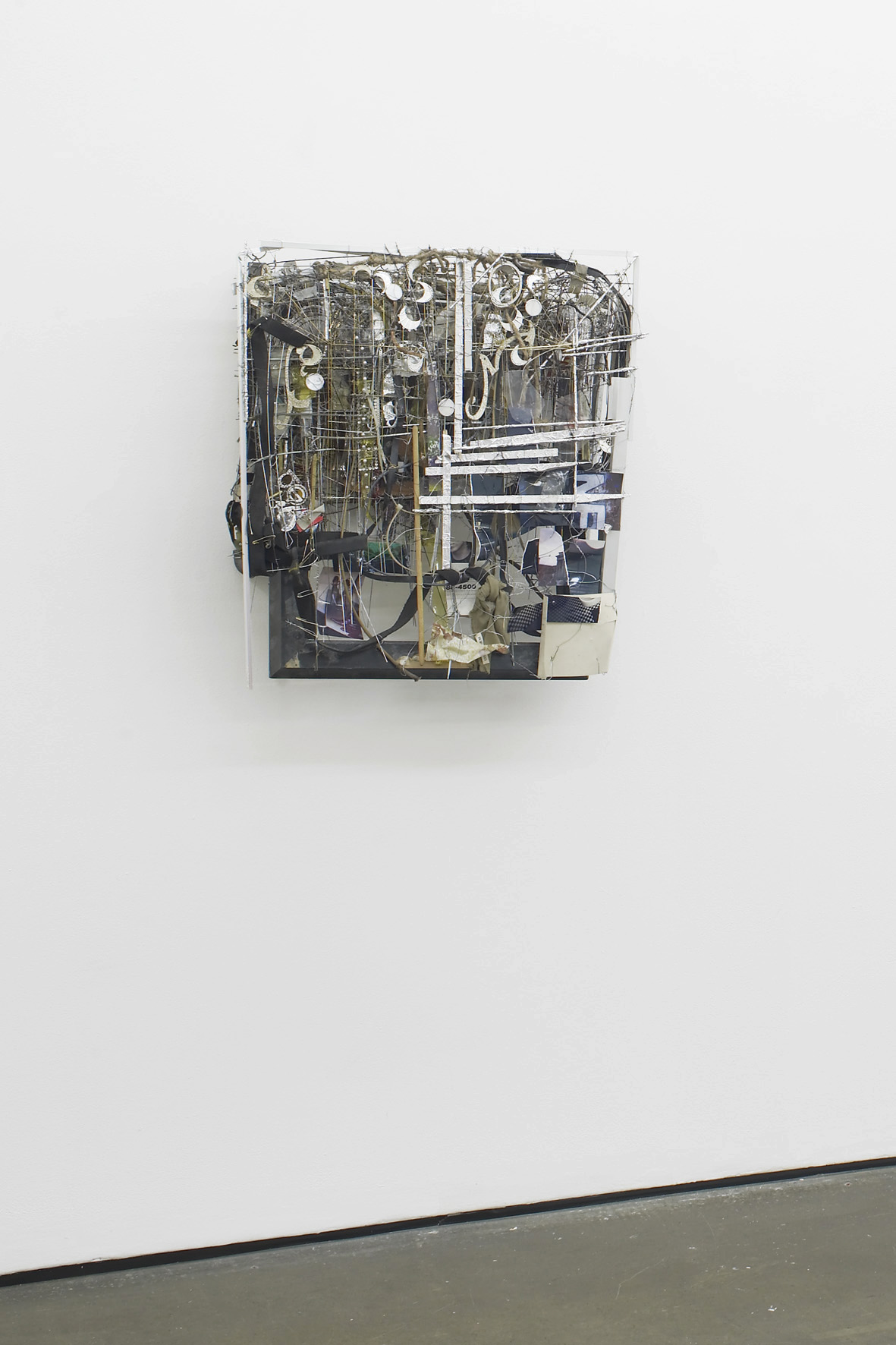     Robert Bittenbender Passion Avenue 2015 Wood, steel, photographs, aluminium, plastic, acrylic glass, jewelry, rubber, rope, paper, clothespins, zipties, metal wires,chains, assorted tubes, bottles 80 × 67 × 22 cm / 31.5 × 26.3 × 8.6 in HS12-RB545
