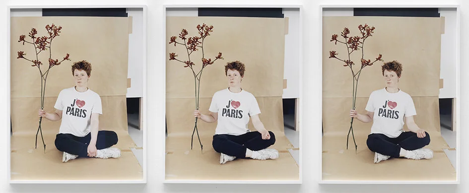J'aime Paris c-print, three parts, framed 2013 each 76.5 x 60.5 cm; 30 x 23 3/4 in each 78.2 x 62.3 cm; 30 3/4 x 24 1/2