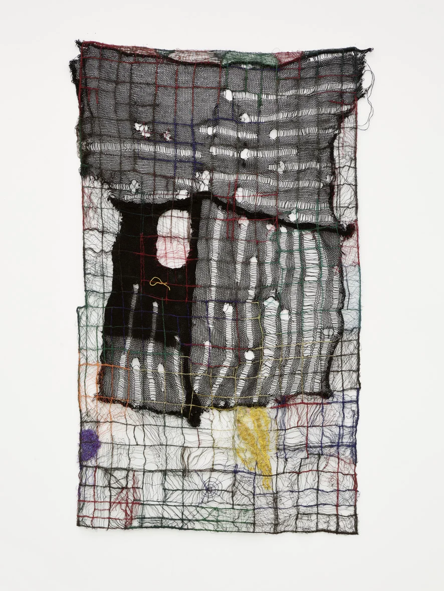 Map I 2016 Cotton, polyester and silk 192 x 115 x 1 cm / 75.6 x 42.3 x 0.4 in