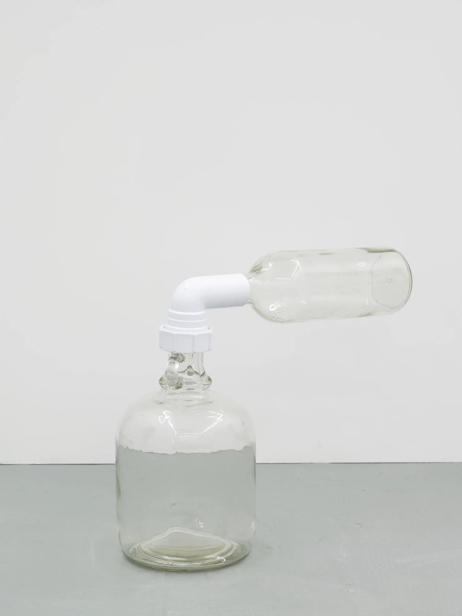 Catachresis ♯65 Necks of the bottles and elbow of the pipe 2016 Found materials 31 x 40 x 16 cm / 12.2 x 15.7 x 6.3 in