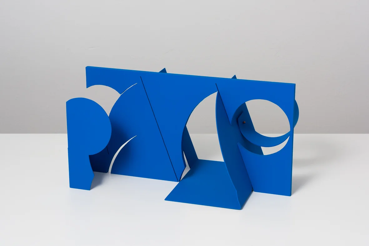 Matt Paweski trap/TRAP 2017 Aluminium, copper rivets and vinyl paint 20.3 x 38.8 x 20.3 cm / 8 x 15.3 x 8 in 