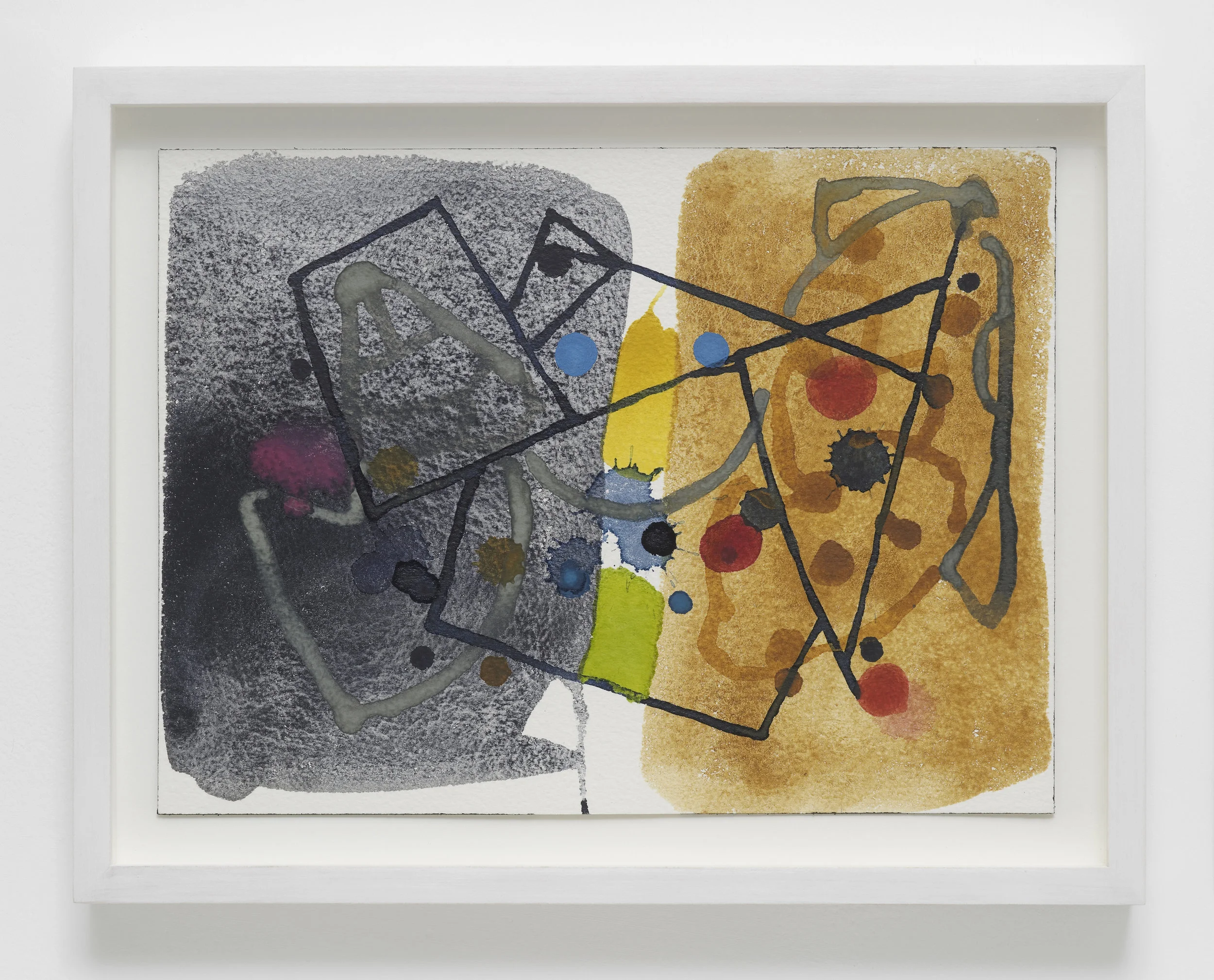 Christina Mackie Night Pictures 7 2017 Watercolour on paper 22.4 x 30.5 cm / 8.8 x 12 in, unframed 28.8 x 36.8 x 3.8 cm / 11.3 x 14.5 x 1.5 in, framed