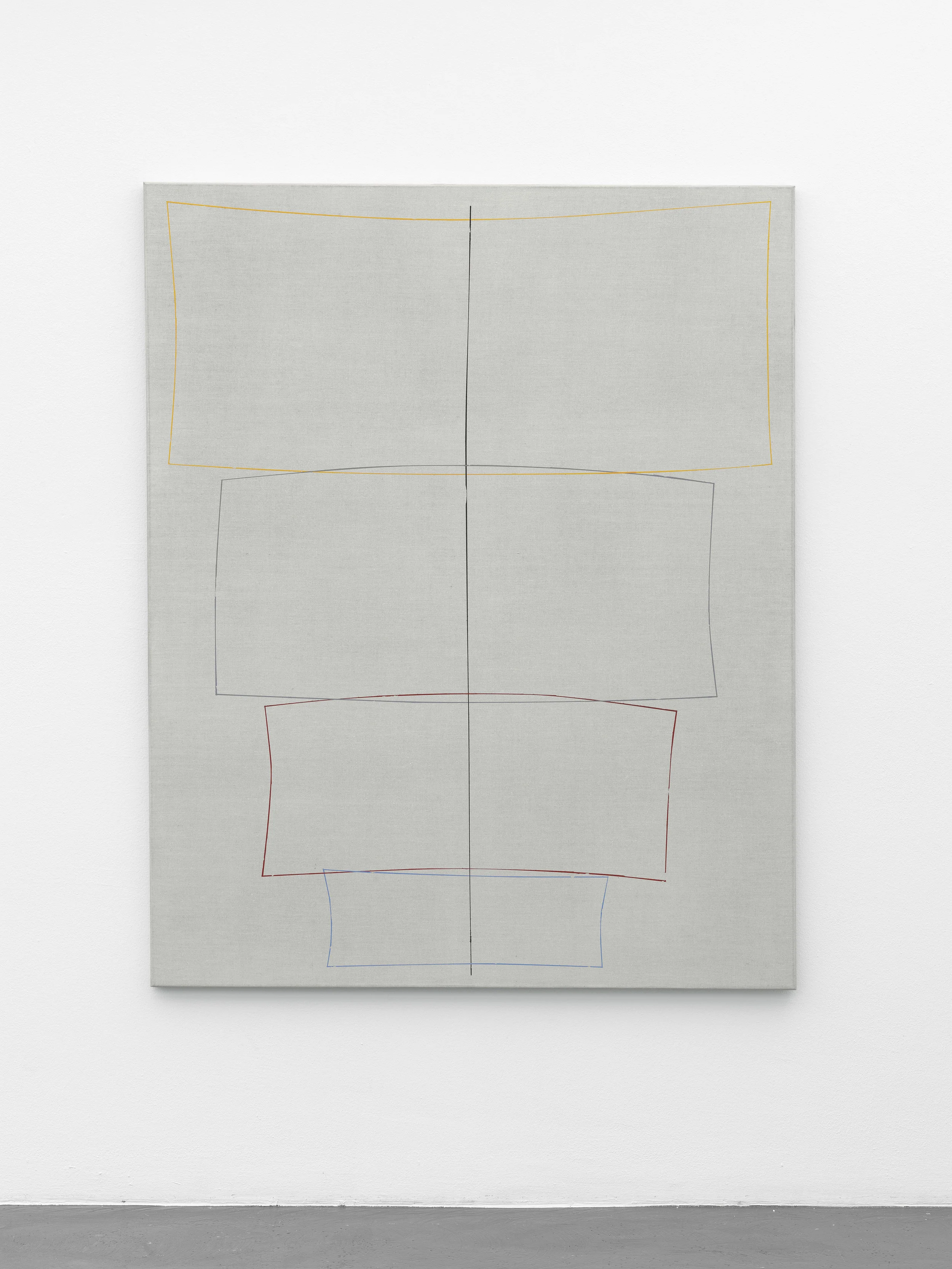 Untitled 2017 Acrylic gesso on canvas 155 x 125 cm / 61 x 49.2 in
