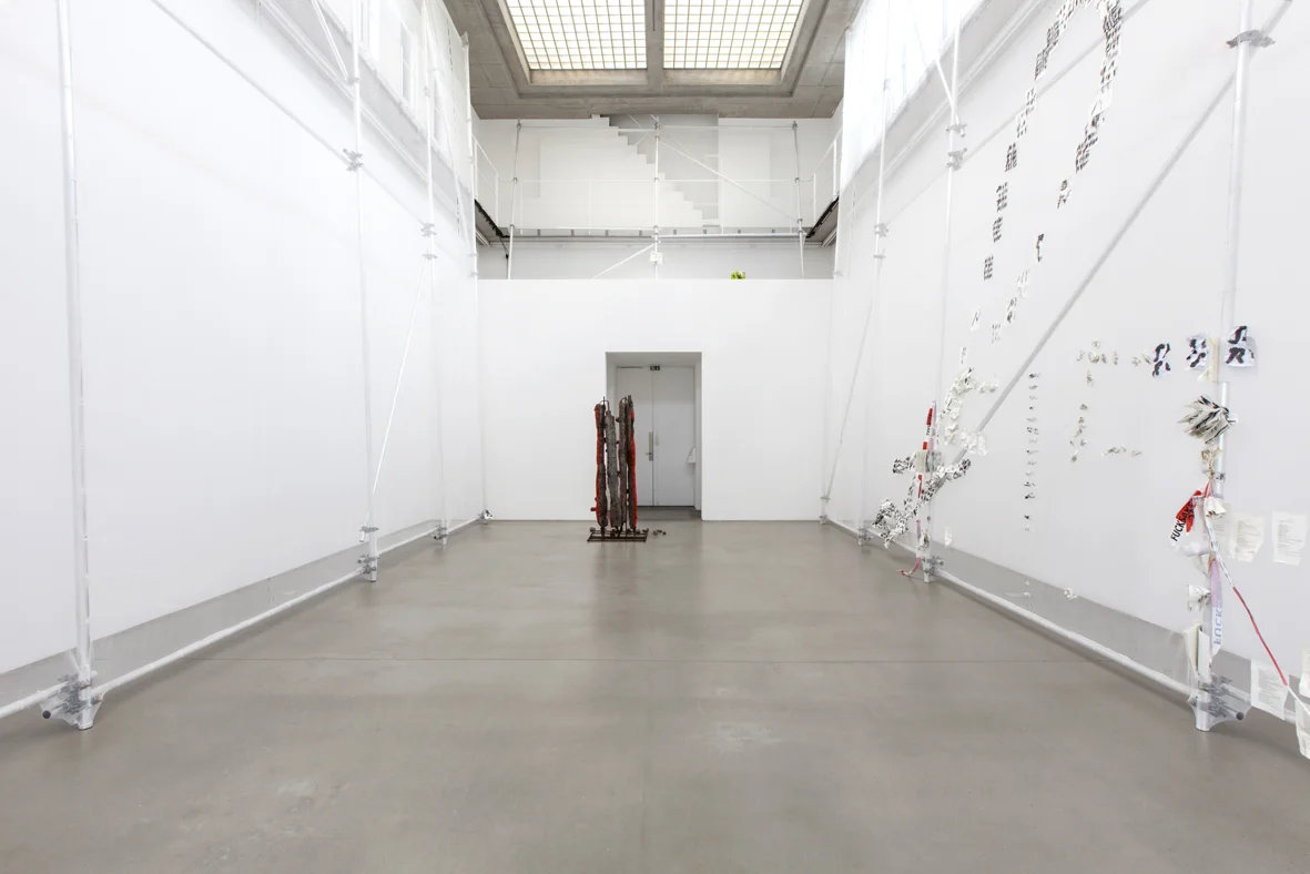Teaxths and Angeruage Installation View Portikus, Frankfurt, DE 2017