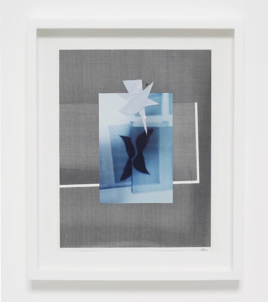 Josh Brand Untitled 2018 Mixed media, c-print, dyed photograms, photocopy 35.5 x 29 x 4.4 cm / 13.9 x 11.4 x 1.7 in framed
