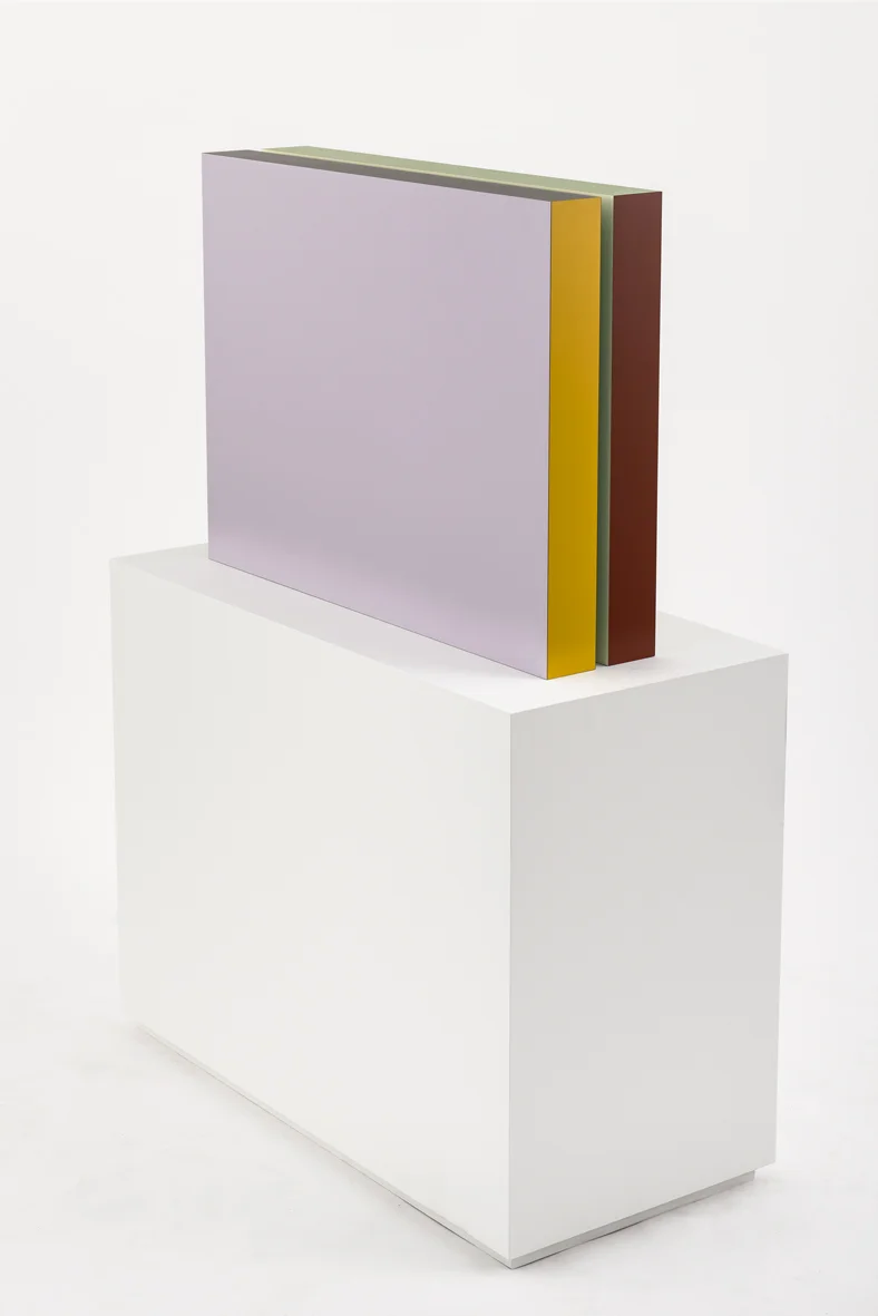 Empty Ingot (Collar) 2017 Laminate on wood 58.7 x 76.5 x 8 cm / 23 x 30 x 3.2 in 