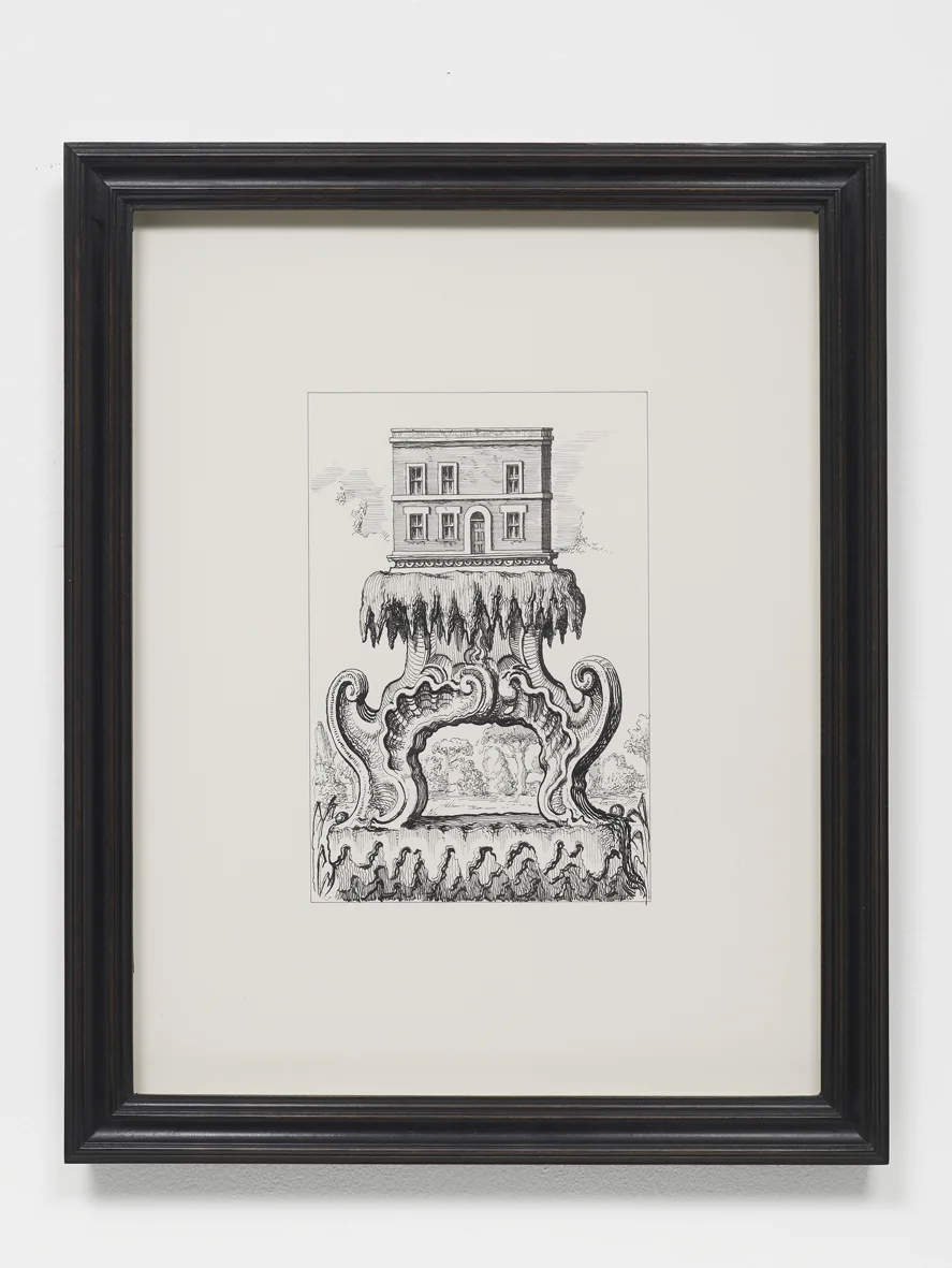224 Old Ford Road, E2 2017 Ink on paper, artist’s frame 42.5 x 34 x 2.5 cm / 16.7 x 13.4 x 1 in