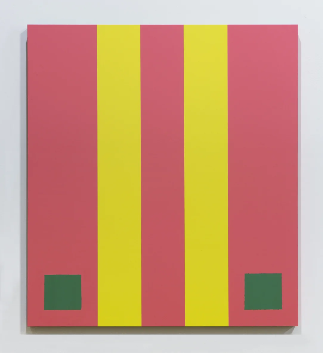 Drugs 2018 Acrylic and laminate on wood 88.9 x 78.7 x 5 cm / 35 x 31 x 2 in