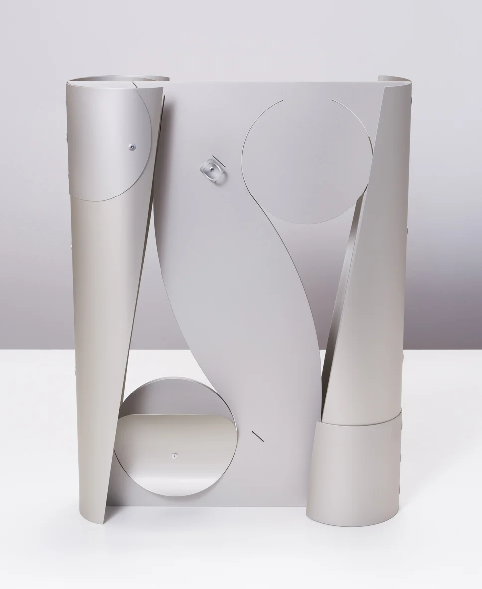 GIO 2018 Anodised aluminium, aluminium rivets 60.9 x 45.7 x 17.7 cm / 24 x 18 x 7 in