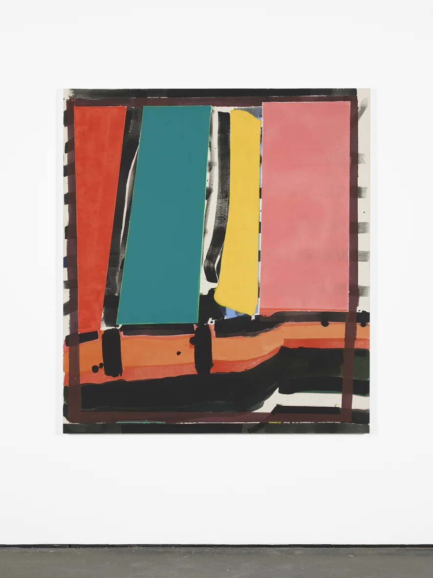 Symbolic Contact 2019 Acrylic, oil and crayon on canvas 155.5 x 137.5 x 3.5 cm / 61.2 x 54.1 x 1.4 in
