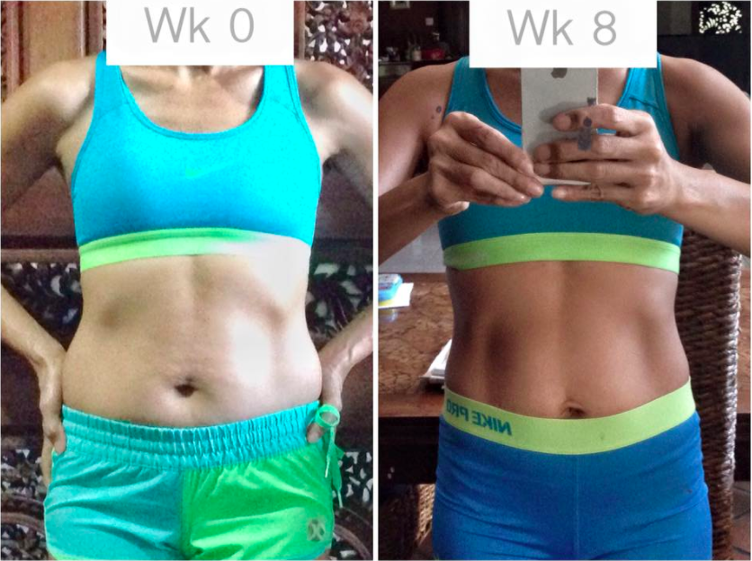 "I have never stuck to a workout program long enough to see results, but I am loving this program! Week 4 and I still look forward to the workouts, I don’t get bored with them, it’s always something new and different!" - Kate Cady