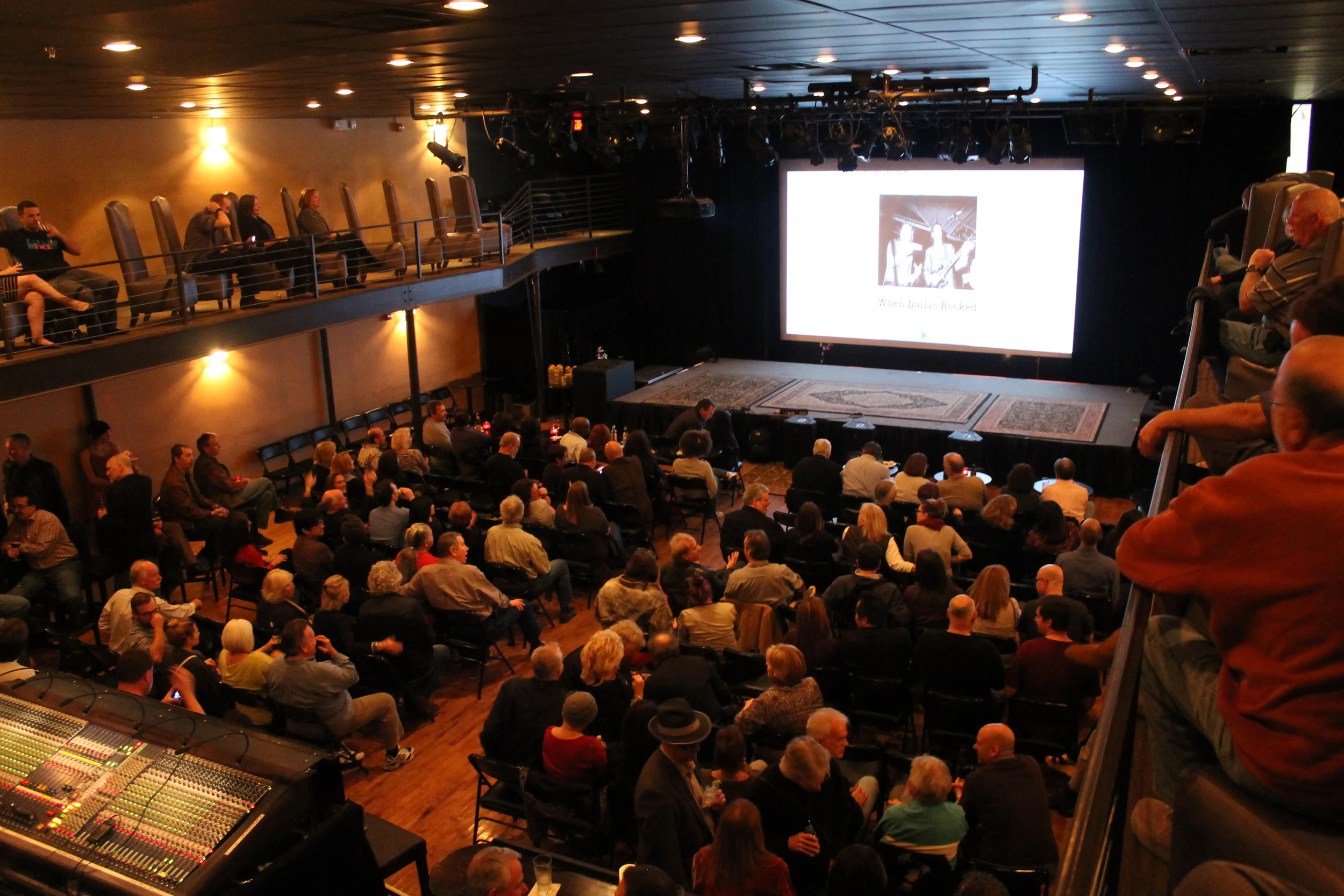 Packed house at the Kessler Theater a few weeks later.