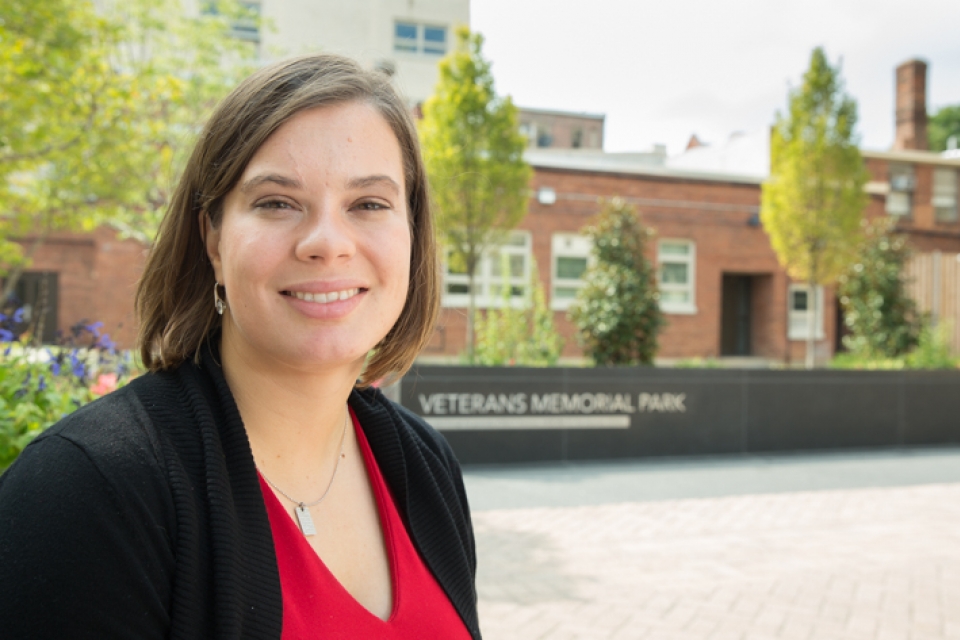 Victoria Pridemore, the associate director in the Office of Military and Veteran Student Services, has served 14 years in the Army and Virginia Army National Guard.