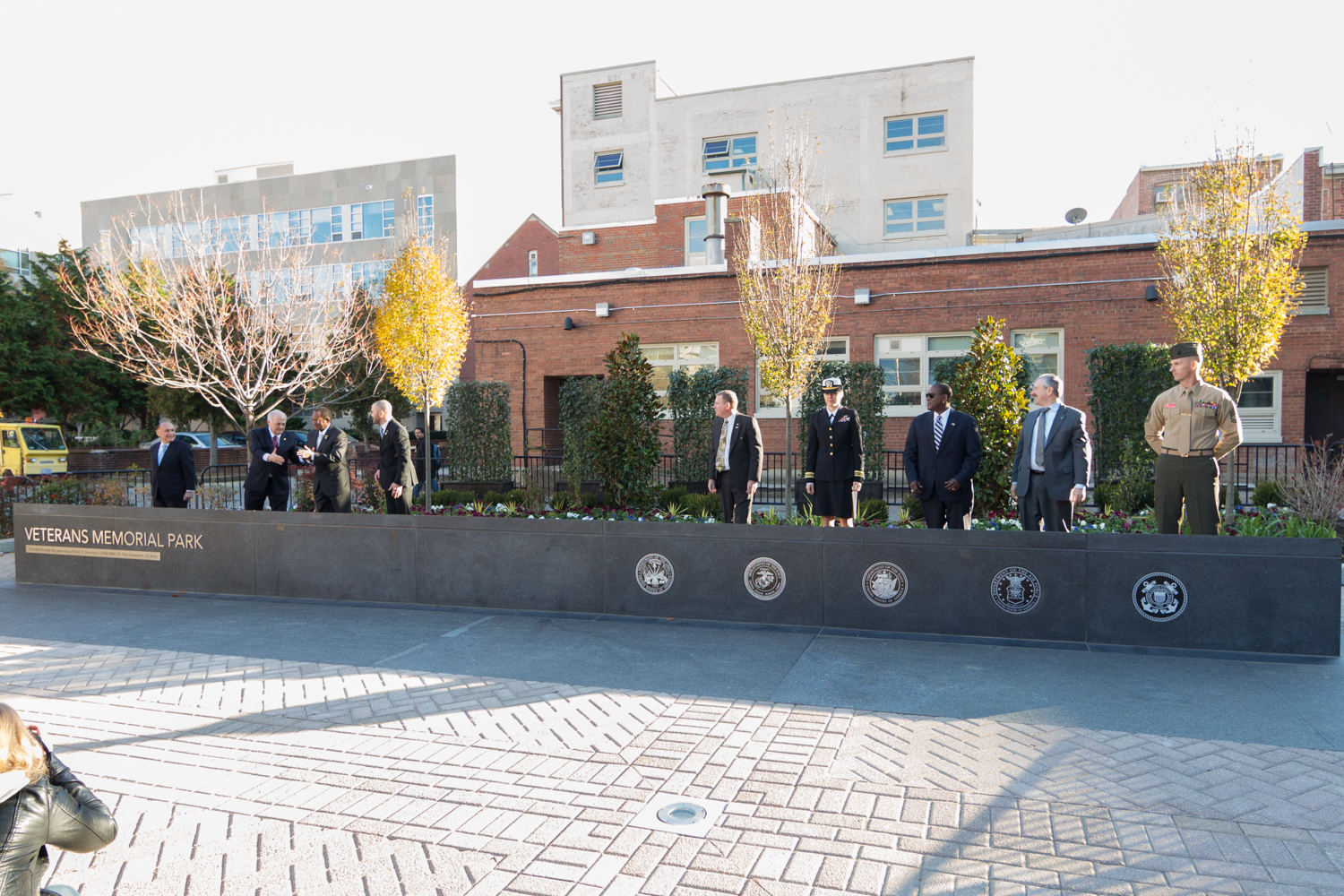 GW Trustee Mark Shenkman funds the move and expansion of Veterans Memorial Park.