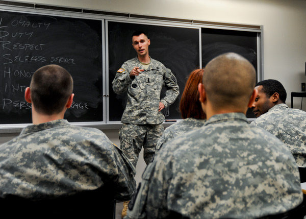 G.I. Jobs said GW's commitment to training and counseling helps the institution top the magazine's list as a 'veteran-friendly' University. About 550 veterans are enrolled at GW.