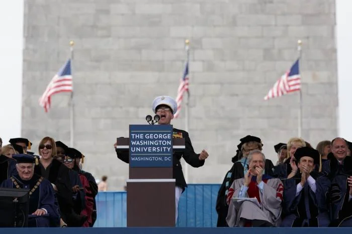 Marine Captain Richard Ruiz, the 2015 student speaker for Commencement