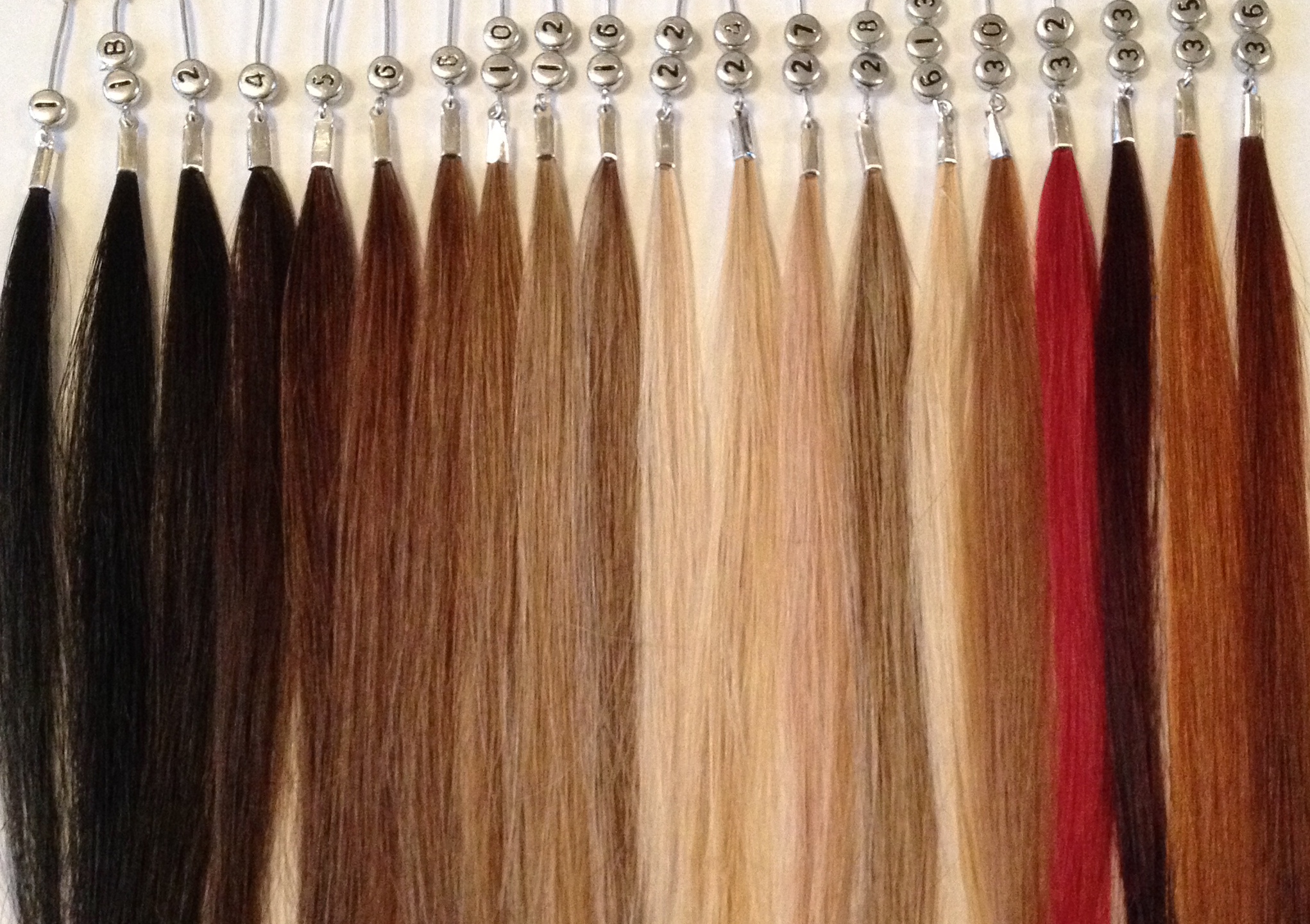 Great Lengths Hair Extensions Color Chart